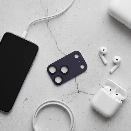 Protector De Camara Para iPhone 17 Pro Azul Oscuro