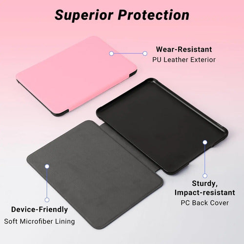 Funda Para Kindle Paperwhite 7 12a Gen 2024 Rosa