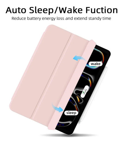 Funda Para iPad Air 11 Pulgadas 2025 M3 Y iPad Pro 11 PuLG. Rosa