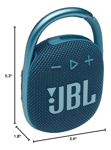 Jbl Clip 4: Parlante Bluetooth Ultracompacto E Impermeable Azul