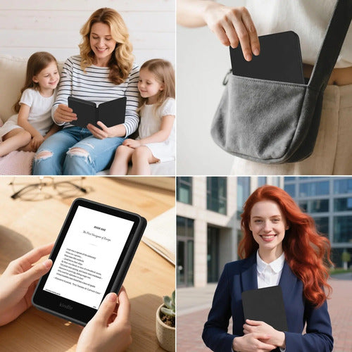 Funda Para Kindle 6 Pulgadas 2024 Y 2022 (11 Gen) Negro