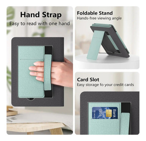 Funda Lainergie Para Kindle 6'' 11ª Gen, Cuero Pu, Soport...