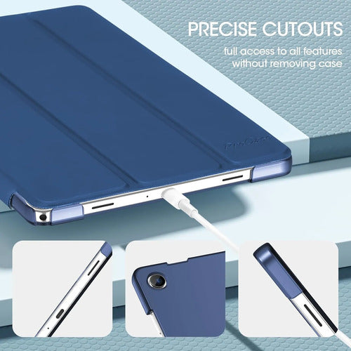 Funda Para Galaxy Tab A11+/a9+ Plus 11 Azul Oscuro