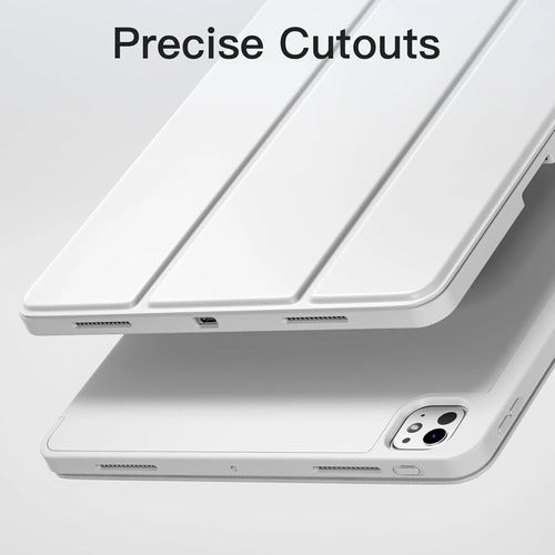 Funda Akkerds Para iPad Pro 13' Con Soporte Para Lápiz Gris