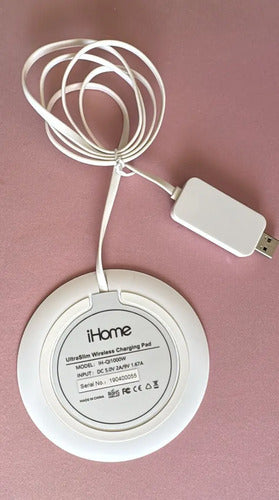 Ihome Cargador Ultraslim Wireless Charging Pad Negro