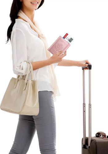 Cubierta De Pasaporte Walnew Con Rfid, Cartera De Viaje, ...