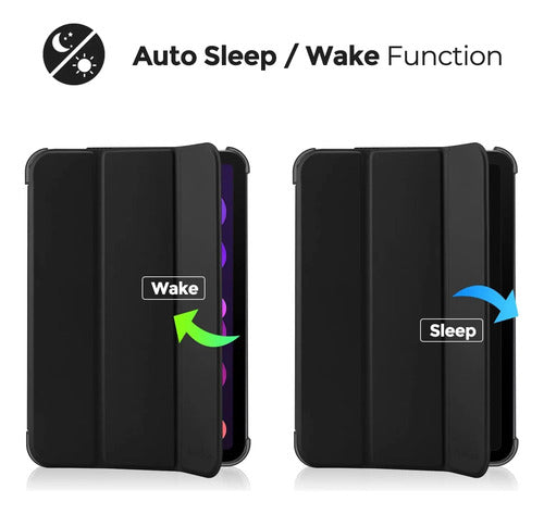 Fund Para iPad Mini 7 A17 Pro 2024/mini Negro