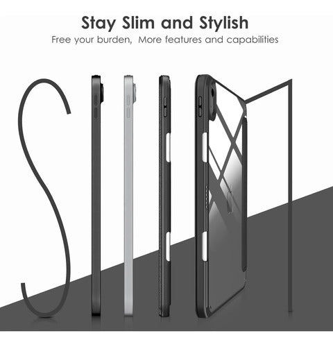 Funda Para iPad (a16) De 2022 Y 2025 11' Y 10.9' Negro