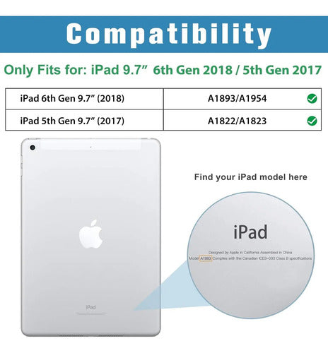 Funda Para iPad 9.7 Pulgadas 6ta/5ta Generación ...