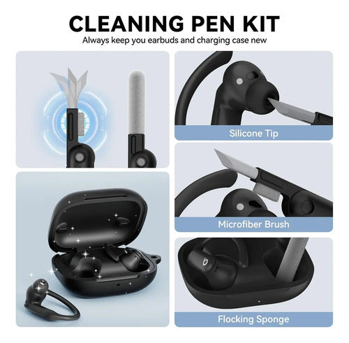 Funda De Silicona Para Powerbeats Pro 2 Con Kit Negro