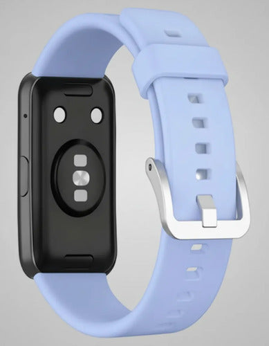 Correa Inf Compatible Con Huawei Watch Fit Silicona Azul Lavanda