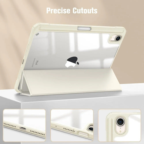 Funda Híbrida Slim Para iPad Mini 7/6 Gen Starlight