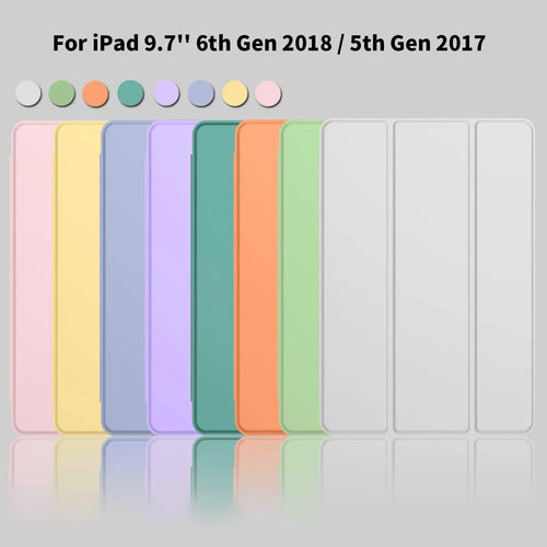 Funda Para iPad 9.7 Con Porta Lápiz Y Protección Completa Gris