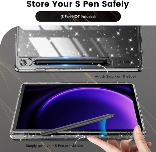 Funda Para Samsung Galaxy Tab S10 Lite/s10 Fe/s9 Negro