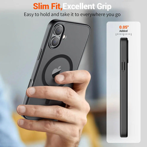 Funda Magnética Supfine Para iPhone 16 Negro