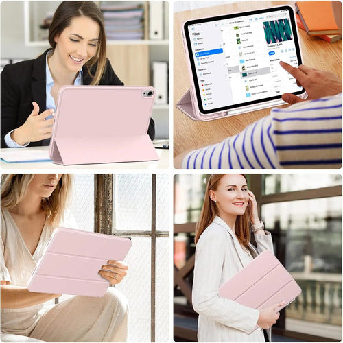 Funda Para iPad (a16) 11th Gen 2025 Y iPad 10th Rosa