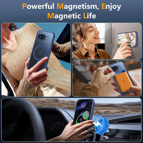 Funda Magnética Para Google Pixel 9a Azul