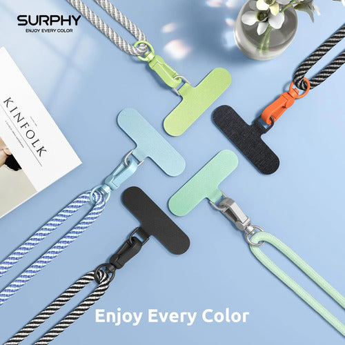 Cordón Ajustable Surphy Con Soporte Antirrobo Para Celular