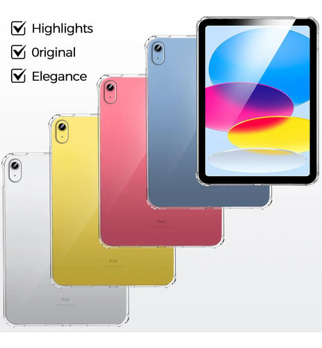 Funda Transparente Para iPad 11th/10th Gen 2025 Transparente