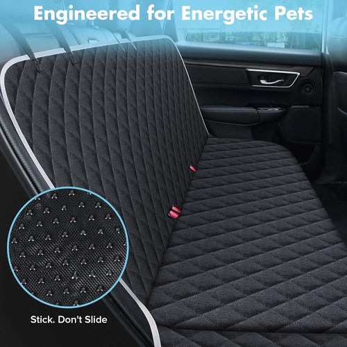 Cubierta De Asiento Para Perros Meolsaek Negro