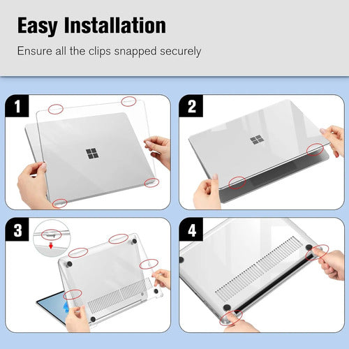 Funda Transparente Para Microsoft Surface Laptop Transparente