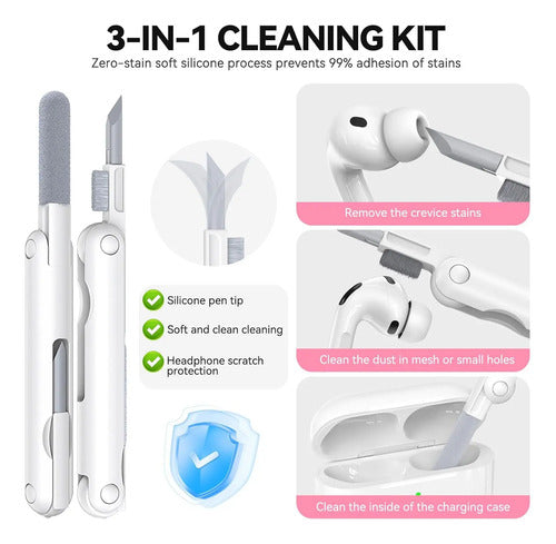 Funda Estuche Silicona Para AirPods Pro 3 Rosa Claro