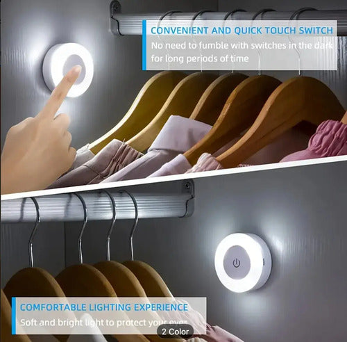 Luz Led Tactil Con Iman