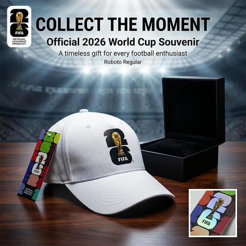 Gorro Fifa World Cup 2026 Negro Lisa Único