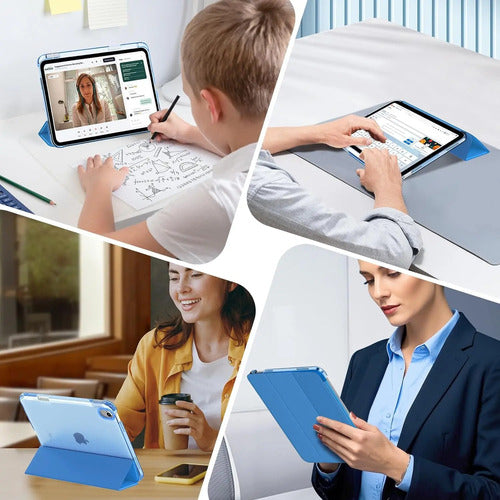 Funda Para iPad 11th Gen 11 2025 & iPad 10th Gen 10 Azul