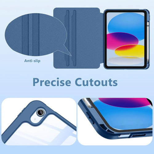 Funda Giratoria Para iPad Azul