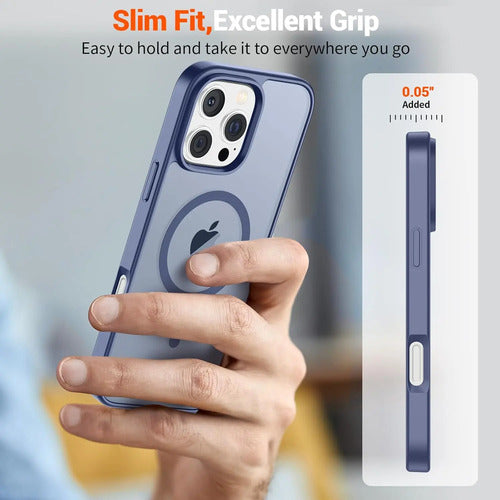 Funda Case Para iPhone 16 Pro Compatible Con Magsafe Lavanda