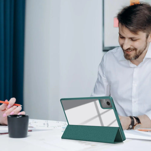 Funda Atooz Para Lenovo Idea Tab 11 Verde Oscuro