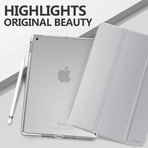 Funda Moko Para iPad 10.2 Gen Plateado
