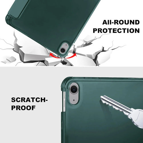 Funda Para iPad A16 11th Gen 11 2025 Y iPad 10th Verde Oscuro
