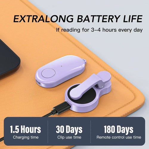 Control Remoto Page Turner Para Kindle, iPhone, iPad, Androi