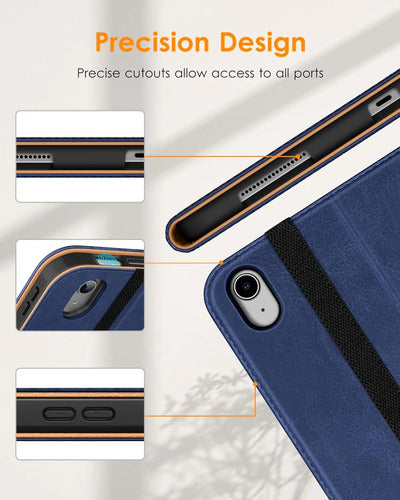 Funda Para iPad 11th Gen 11 2025 Y 10th Gen 10.9 Azul Marino