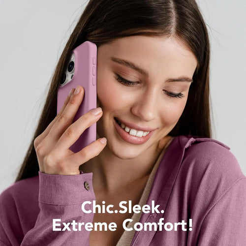 Funda Magnética Para iPhone 16 Pro Max Violeta Oscuro