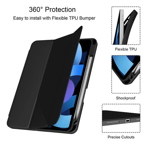 Funda Para iPad Air 11'' 7ma/6ta Gen Y 10.9'' Negro