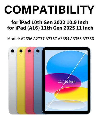 Funda Con Teclado Para iPad 10.9 Y 11 (2025/2022)