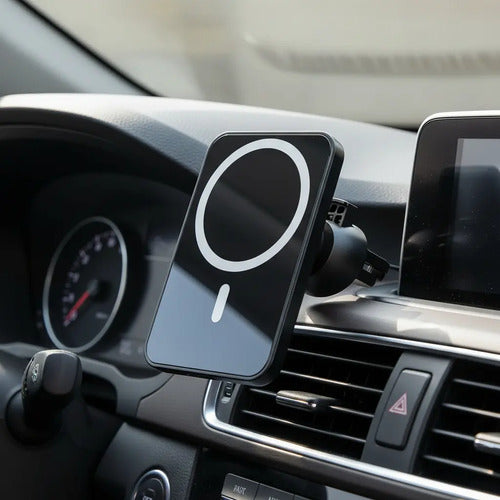 Soporte Magnético Para Cargador De Celular Para Auto Negro