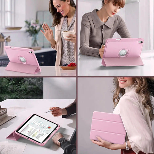 Funda Para iPad (a16) 11a Gen 2025/10a Gen 2022 Rosa