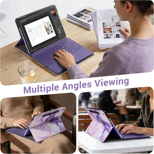 Funda Para Microsoft Surface Pro 12 (2025) Amethyst Veins