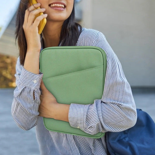 Funda Multi-tablet Universal De 9 A 11 Pulgadas Verde Oscuro
