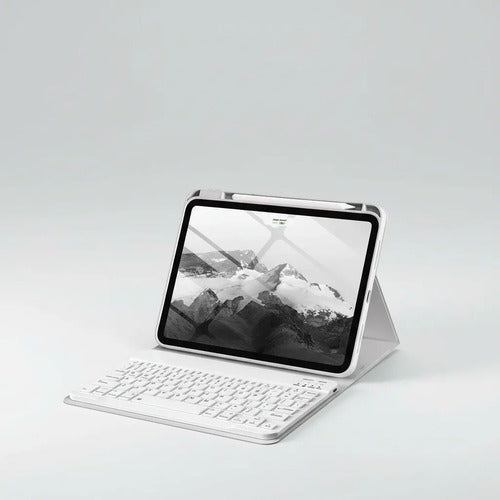Funda Con Teclado Bluetooth Para iPad Air 11'' M3/m2 & Air Gris