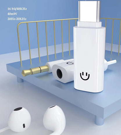 Adaptador Auxiliar Auriculares Usb-c A 3.5mm