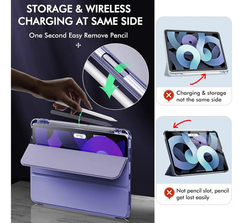 Funda Para iPad Air 11'' M3/m2 (2025/2024), 5ta Lavanda