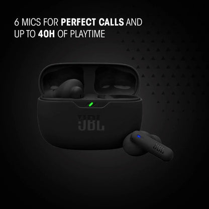 Jbl Vibe Beam 2 - Auriculares Inalámbricos Con Cancelación Negro