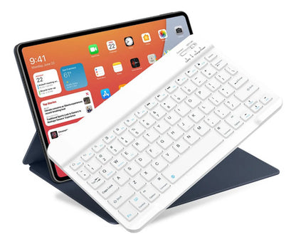 Teclado Bluetooth Noox Para iPad Y Tablets Blanco