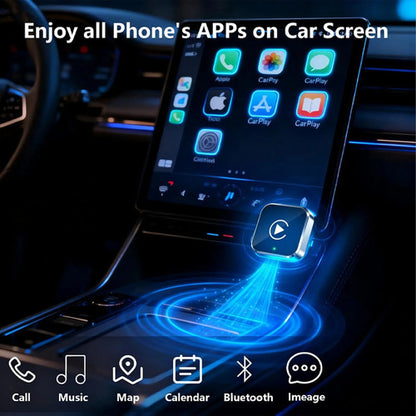 Adaptador Inalámbrico Carplay Plateado
