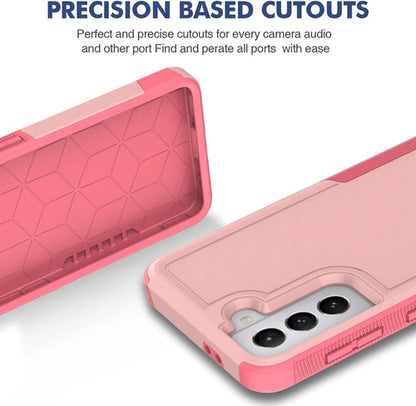 Funda Protectora Samsung Galaxy S21 5g Doble Capa Antigolpes Rosa Liso